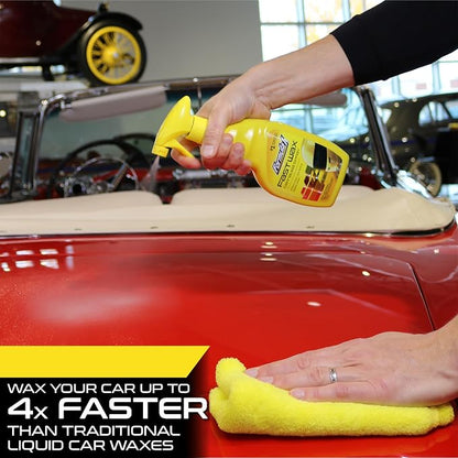 Formula 1 Fast Wax Carnauba Detailing Spray – Car Wax for Natural Gloss – Easy to Use Exterior Detailing Supplies for All Paint Finishes (16 ounce)