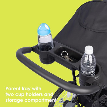 Baby Trend Journey Jogger Travel System with EZ-Lift Infant Car Seat, Stellar Black