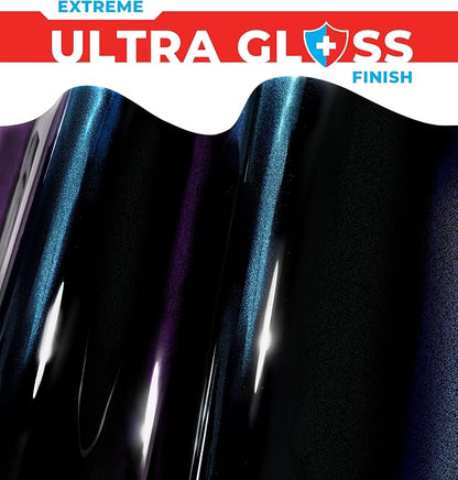 ColorFusion PPF by VViViD, Gloss Cosmic Blue Dry Apply PPF Vinyl Car Wrap Roll 6ft x 5ft