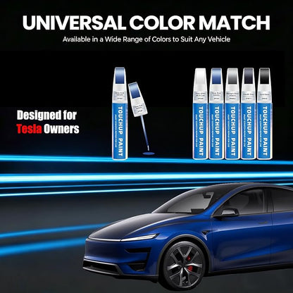 Deep Blue Metallic(PPSB) Touch Up Paint Compatible with Tesla 2-in-1 Car Scratch Repair Pen for Rock Chips, Door Scratches&Paint Nicks Exact Color Match Quick Dry DIY Fix for Model Y/3/X/S