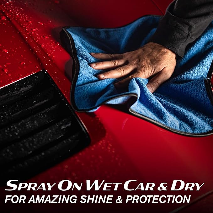 53410 Hybrid Solutions Ceramic Wet Wax, 1-Step Shine and Protection, Extreme Water Beading, Keeps Vehicle Cleaner for Longer, No Streaks, 26 oz. (Pack of 2)