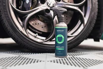 Armour Detail Supply Amplify Ceramic Detailer: Quick & Easy Gloss Enhancement | Streak-Free, Hydrophobic Formula | Safe on All Vehicles | 16oz Trigger Spray