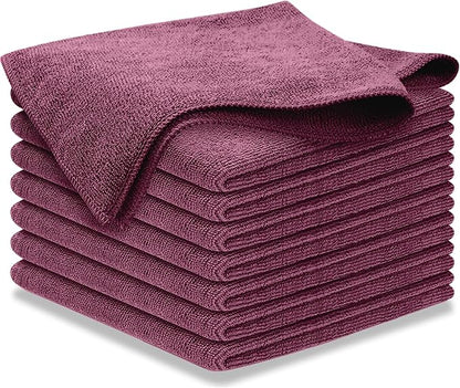USANOOKS Premium 300GSM Microfiber Cleaning Cloth - 12.5"x12.5" High Performance - 1200 Washes, Ultra Absorbent Microfiber Towels for Cars Undercarriage, Rims & Engine Bay Cleaning - Microfiber Cloth