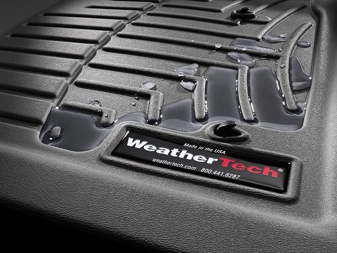 WeatherTech Custom Fit FloorLiners for Chevrolet Malibu - 1st & 2nd Row (44903-1-2), Black