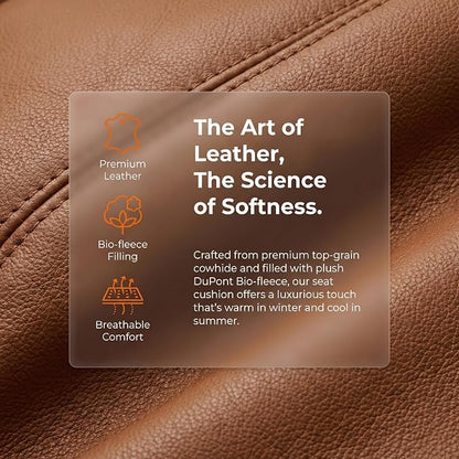 A leather rear seat cushion specially designed for cars - made by hand - can relieve pain in the buttocks, pressure points, and sciatic nerve. | Rear seat cover (Red Flag Brown, Rear Seat Cushion)
