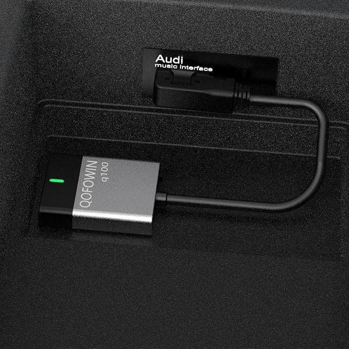 Audi Bluetooth car High-Definition Music Adapter,Wireless Audio Adapter,Compatible with Audi 3G AMI,2G AMI Interfaces,Mercedes Media,Mercedes Music Interface,and Volkswagen Music Interface