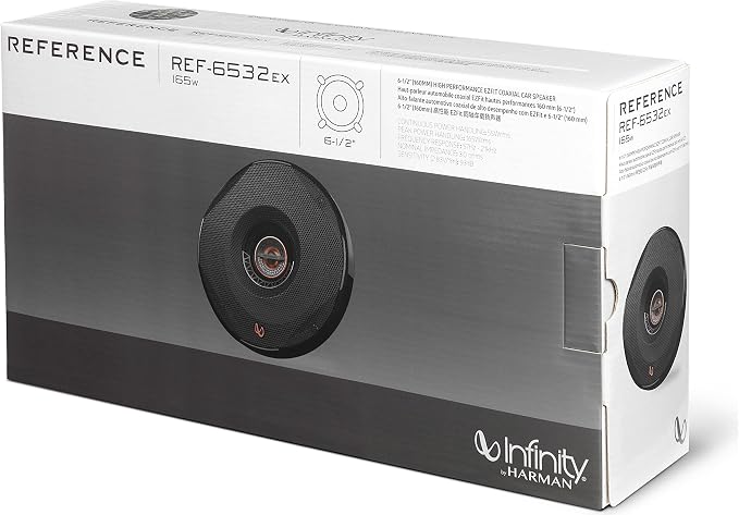 Infinity REF-6522EX Shallow-Mount 6-1/2 Inch Coaxial Car Speakers