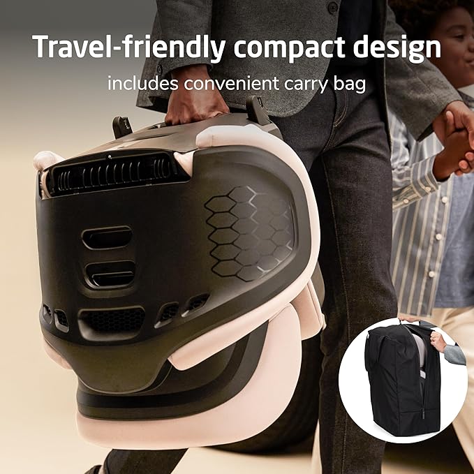 Maxi-Cosi Tanza Belt-Positioning Booster Car Seat with Back, Foldable Car Seat, SeaDrift