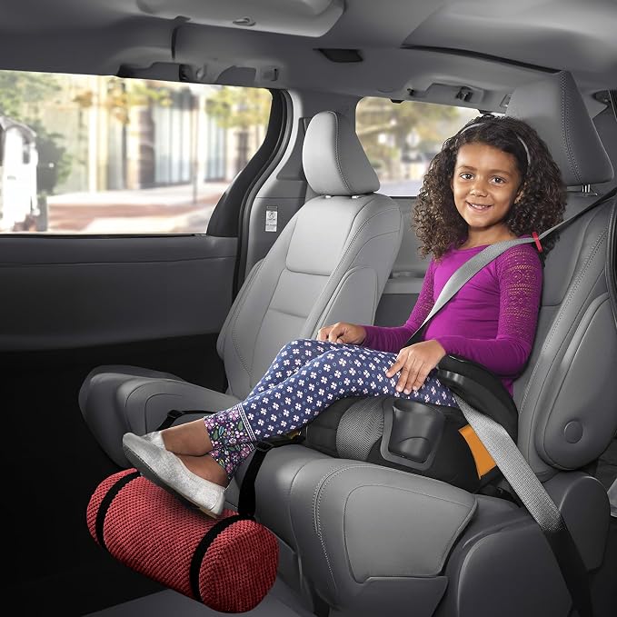 Car Seat Foot Rest for Kids | Car Seat Accessories | Leg Rest for Car Seat Kids | Car Foot Rest with Extra Long Straps Adjusts to Any Carseat Or Toodlers Booster Seat Navy by SWANOO