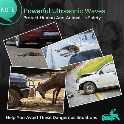 Elook Deer Whistles for Car, Save Deer Whistle for Vehicles and Trunks, Single Horn, 7 Pack (Registered Patent)