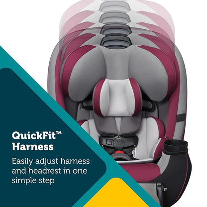 Safety 1st Grow and Go Extend ‘n Ride LX All-in-One Convertible Car Seat, Winehouse