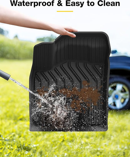3W 2014-2020 Nissan Rogue Floor Mats Custom Fit for Nissan Rogue Accessories TPE All Weather Floor Liner, 1st and 2nd Row Car Mats (NOT for Rouge Sports and Select Models)