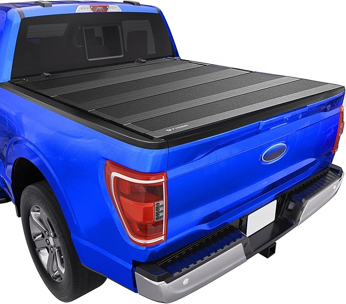 Tyger Auto T4 Flip-Up Low Profile Hard Alloy Truck Bed Tonneau Cover Compatible with 2015-2026 Ford F-150; 2022-2026 Lightning | 5.5' (67") Bed | TG-BC4F4403