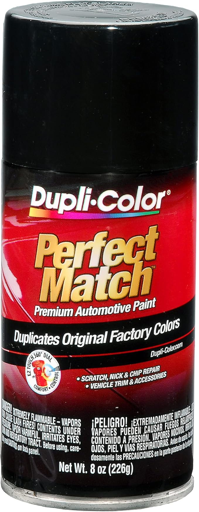 Dupli-Color EBUN01007 Perfect Match, Universal Black, 8 oz.