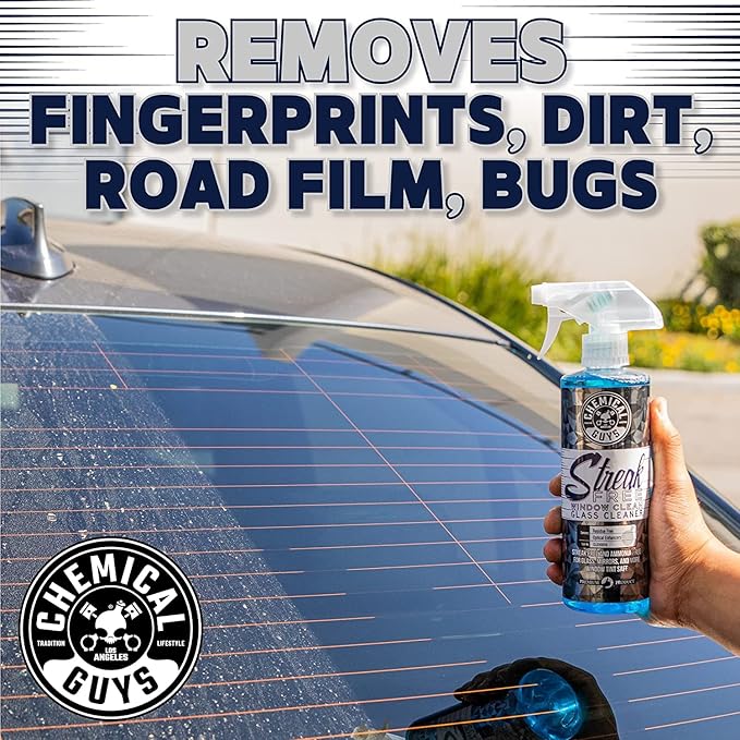 Chemical Guys Exterior Wash And Shine Kit With Storage Bag Car Wash Soap Glass Cleaner Tire And Trim Dressing Microfiber Towels Giftable Car Care Set
