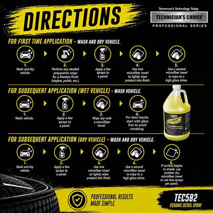 TEC582 CERAMIC DETAIL SPRAY (1 Gallon)