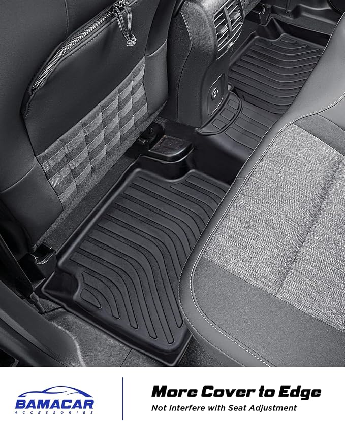 All Weather Floor Mats Cargo Liner for Ford Bronco Sport 2026 2025-2021,TPE Full Set Carpets Trunk Mat for Base Big Bend Badlands Accessories (ONLY for Sport),4pcs