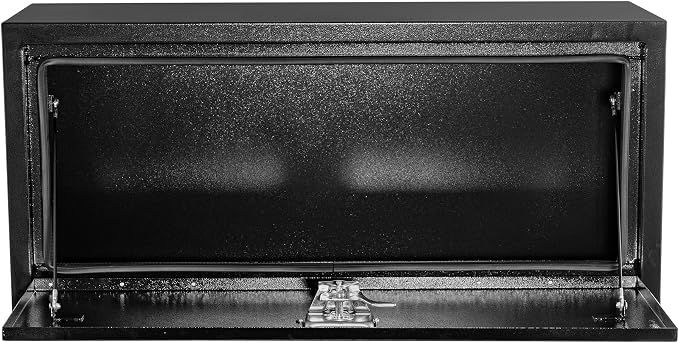 Garvee Black Steel Truck Bed Tool Box, Trailer Tongue Box, Truck Storage Organizer Tool Chest For Truck Bed, RV, Trailer (14 * 16 * 36-Black)