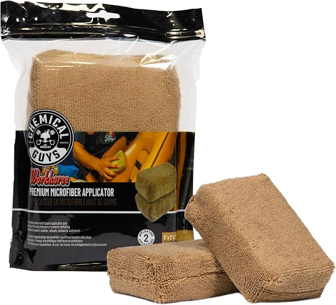 Workhorse Premium Microfiber Applicator, Tan