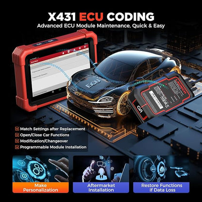 LAUNCH X431 CRP919XBT OBD2 Scanner, 2026 Wireless Bidirectional Scan Tool with ECU Coding, 35+ Services, All Systems Diagnostic, FCA AutoAuth, 2Yrs Free Update, V.A.G Guide, CANFD, Upgraded of CRP919X