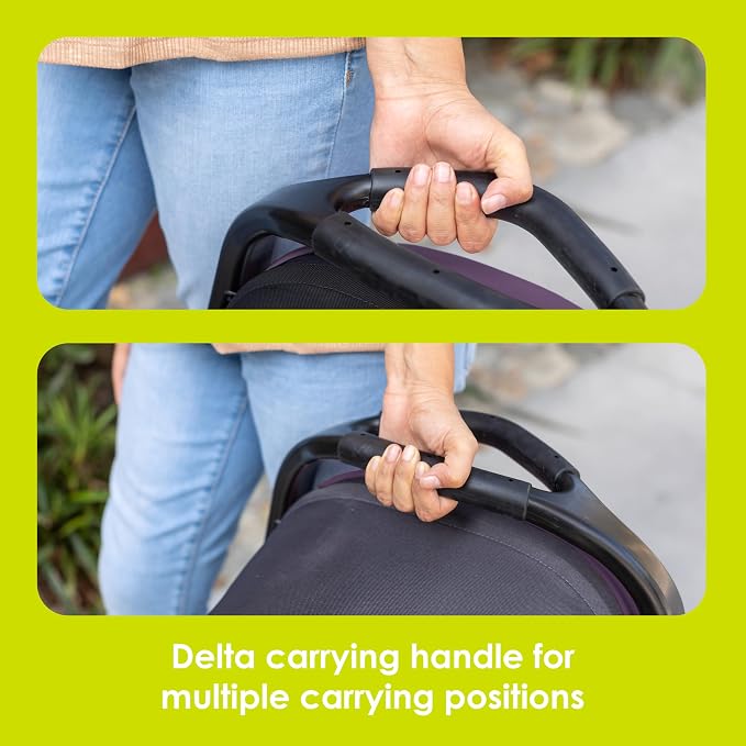 Baby Trend Secure-Lift Infant Car Seat, Dash Plum – Compact Lightweight Carrier, Infant Comfort Cushioning, Adjustable Harness Fit
