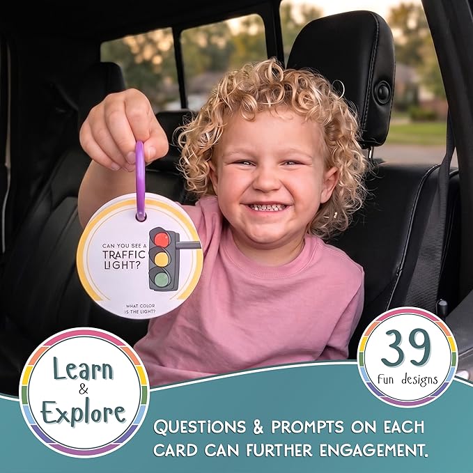Blu Jay Children's Scavenger Hunt | Toddler Activities | Games for 2, 3 Year Old's & Up | Kids Educational Scavenger Hunt Cards (Travel Edition)