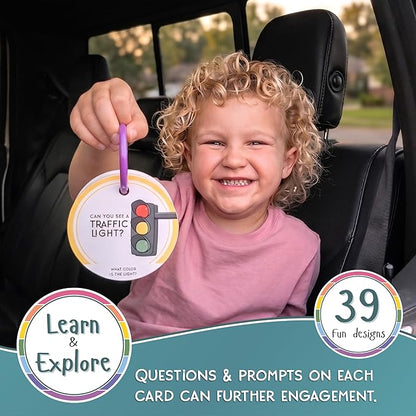 Blu Jay Children's Scavenger Hunt | Toddler Activities | Games for 2, 3 Year Old's & Up | Kids Educational Scavenger Hunt Cards (Travel Edition)