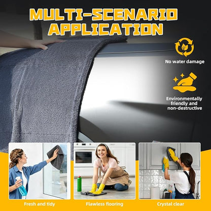 2 Pack Double-Twist Pile 1300gsm Microfiber Car Drying Towel, (36"X24") Extra Large Highly Absorbent Drying Towel, Lint‑free & Scratch‑free Car Wash Towels for Auto Detailing, Cars Wash, SUV, Trucks