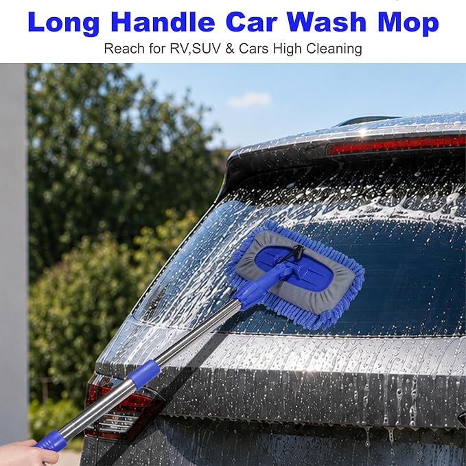 Car Wash Brush Chenille Car Wash Mop
