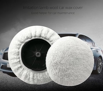 5 Pcs 10 INCH Polisher Polish Pad Polishing Buffling Car Buffer Waxer