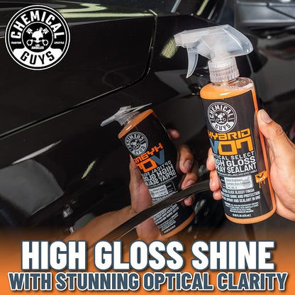 Chemical Guys WAC_808 Hybrid V7 Optical Select High Gloss Spray Sealant & Quick Detailer (Safe for All Finishes Including Ceramic Coatings), 128 fl oz (1 Gallon), Orange Scent