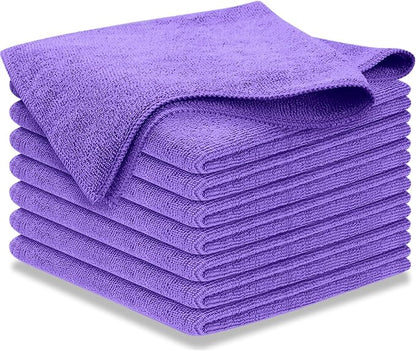 USANOOKS Premium 300GSM Microfiber Cleaning Cloth - 12.5"x12.5" High Performance - 1200 Washes, Ultra Absorbent Microfiber Towels for Cars Undercarriage, Rims & Engine Bay Cleaning - Microfiber Cloth