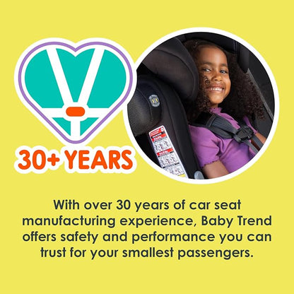 Baby Trend Hybrid SI 3-in-1 Combination Booster Seat, Hoboken Teal – Side-Impact Protection, 3-Stage Growth Design, Adjustable Headrest, Cushioned Comfort
