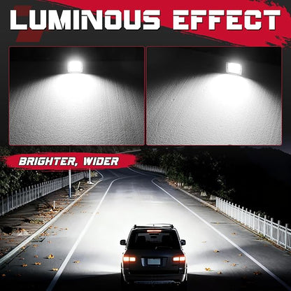 LED Cubes, OFFROADTOWN 3inch 120W CREE LED Pods Driving Lights Cubes Ditch Light Off Road Lights Reverse Light for Truck Pickup UTV ATV SUV Boat 4x4 Car - Diffusion Beam