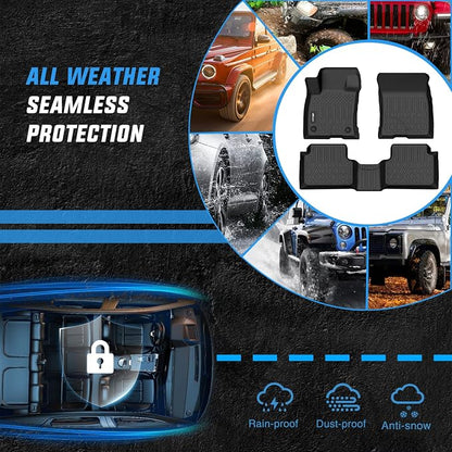 Nilight TPE Floor Mats for Ford Bronco Sport 4-Door 2021 2022 2023 2024 2025 2026 All Weather Custom Fit Heavy Duty Floor Liners