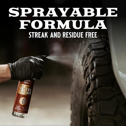SOCAR Pit Crew Wheel Cleaner - 16 fl oz Removes Brake Dust, Road Dirt, Grime. Professional Strength Powerful Formula. Safe for Aluminum, Chrome, Alloy Wheels, Brake Components