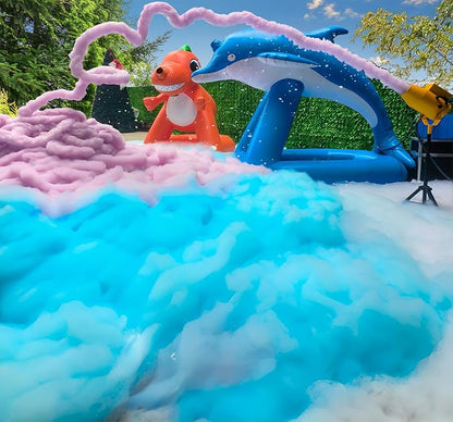 LANGXUN 2.2 lbs Green Foam Machine Powder Pack - Makes 80 Gallons of Long-Lasting Foam Water, Ideal for Outdoor Party Camps and Concert Solutions