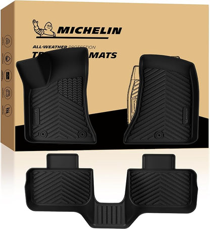 Michelin Vehicle Mats, All-Weather TPE Custom Fit Liner for 2011-2023 Dodge Charger RWD/Chrysler 300 RWD, Premier