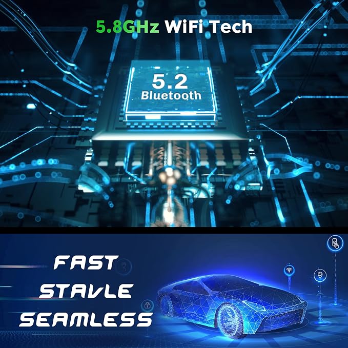 MMB Wireless Carplay Adapter for Apple iPhone, 2026 Upgrade Plug & Play, MINI-Ultra, Fastest for Converts OEM Wired to Wireless Car Play Only for Car Model 2016+ and iOS 10 USB & Type-C