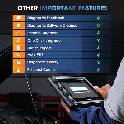 Launch X431 PAD Scan Tool Global Ver. (Upgraded of X431 V+, X431 PROS) 50+ Reset ECU Coding OE-Level Bi-Directional All System Diagnostic Tool, Free Update