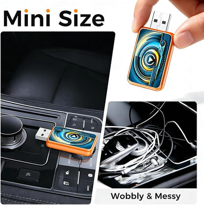 New Wireless Carplay Adapter for Apple iPhone & Android，Multi-User, No Latency - Convert Wired to Wireless Car Play Adapter for iOS 10+/Android 11+/Type-C Port with 2016+ Car
