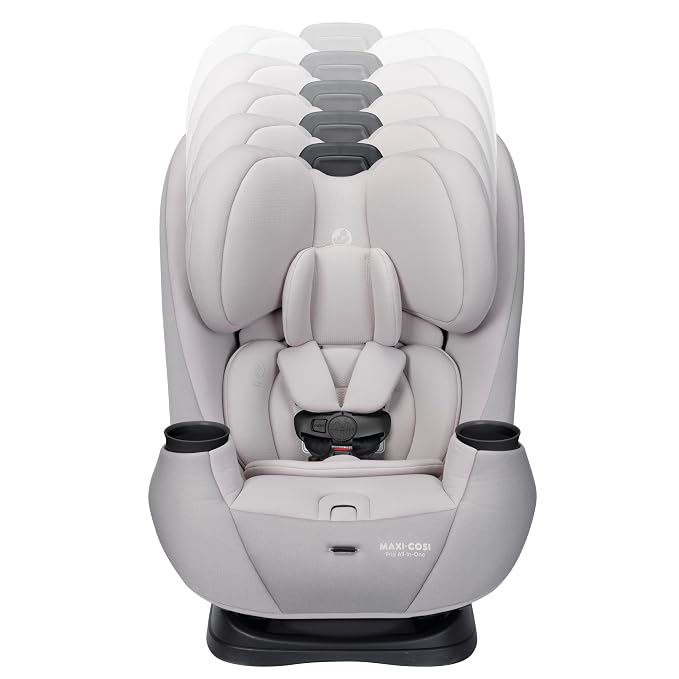Maxi-Cosi Pria All-in-One Convertible Car Seat, Infant to Toddler Car Seat, Easy-Install Harness, Machine-Washable Cover, 5-100 lbs, SeaDrift
