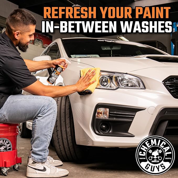 Chemical Guys WAC_808_16 Hybrid V7 Optical Select High Gloss Spray Sealant & Quick Detailer (Safe for All Finishes Including Ceramic Coatings), 16 fl oz, Orange Scent