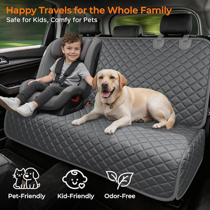 URPOWER Dog Car Seat Cover for Back Seat - Waterproof Car Seat Protector for Child Carseat & Pets, Nonslip Car Seat Covers for Mid-Size Cars & Mid-Size SUVs