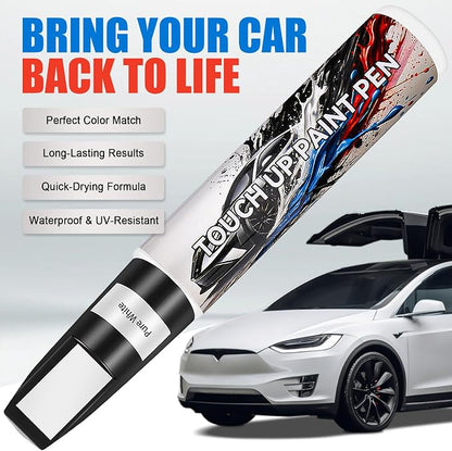 Touch Up Paint for Cars, White Car Paint Touch Up, Car Paint Scratch Repair, Auto Paint Repair Pen, Professional Seamless Coverage, Color Accurate, Long lasting Adhension, Fast Drying