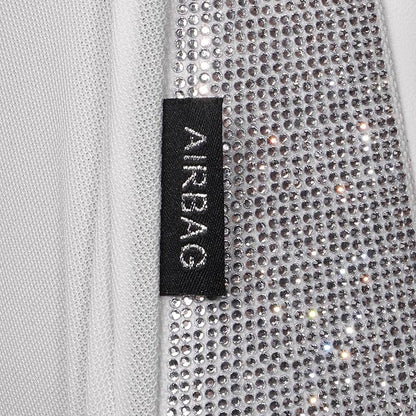 CAR PASS All White Bling Diamond Leather Car Seat Covers Full Sets,Waterproof Shining Glitter Sparkly Crystal Universal Fit for Automotive Truck SUV Cute Women Girl Airbag Compatable,Sliver Rhinestone