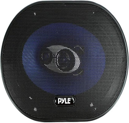 4) New Pyle PL573BL 5x7" 600 Watts 3-Way Car Coaxial Speakers Stereo Blue Four