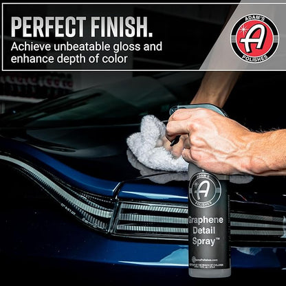 Adam's Polishes Graphene Detail Spray (5 Gallon) - Extend Protection of Waxes, Sealants, & Coatings | Waterless Detailer Spray For Car Detailing|Clay Bar, Drying Aid, Add Ceramic Graphene Protection
