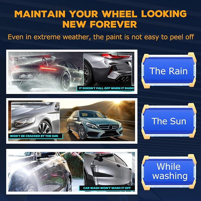 Orange Touch Up Paint for Cars,Car Paint Touch Up Pen for Deep Scratches,Car Scratch Repair Pen Auto Scratch Remover for Easy to Use and Fix(Sunlight Orange)