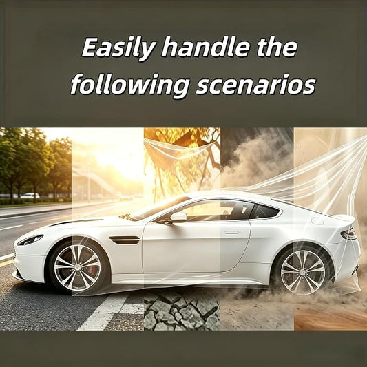 Matte Clear TPU Paint Protection Film, Heat Self-Healing & High Stretch Car PPF, 5ft x 5ft -Anti-Yellowing Scratch Resistant Wrap for Vehicle Body